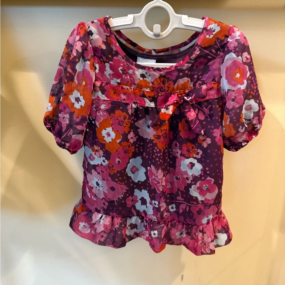 Toughskins Xhilaration Toddler Girls FALL Blouse and Skirt Set Size 3T